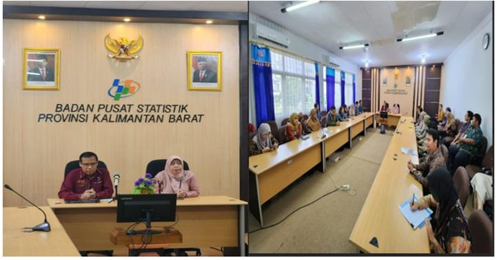 Konsultasi Serentak Tim Kerja IPD dan Tim Kerja DLS BPS Provinsi Kalimantan Barat