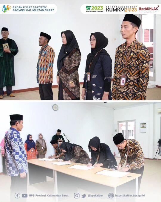 Pelantikan Pejabat Pengawas dan Pejabat Fungsional di lingkungan BPS Provinsi Kalimantan Barat