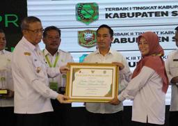 BPS Kalimantan Barat Province won an award as Supervisor of Sectoral Statistical Data