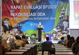 SP2020 Evaluation Meeting & DDA Reconciliation of BPS Districts / Cities in Kalimantan Barat