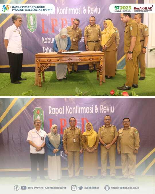 Rapat Konfirmasi dan Reviu LPPD Kabupaten/Kota Kalimantan Barat 2023