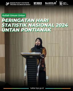 Kuliah Umum Peringatan Hari Statistik Nasional 2024, Universitas Tanjungpura