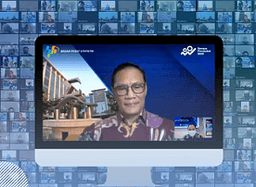 Head of the BPS virtually Greets Susenas Employees and Officers in West Kalimantan