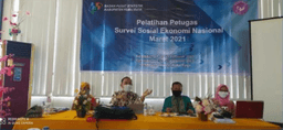 Pembukaan Pelatihan Petugas Susenas BPS Kab. Kubu Raya oleh Kepala BPS Provinsi Kalimantan Barat